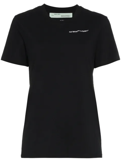 Off-White logo-embroidered T-shirt