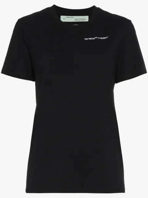 Off-White logo-embroidered T-shirt