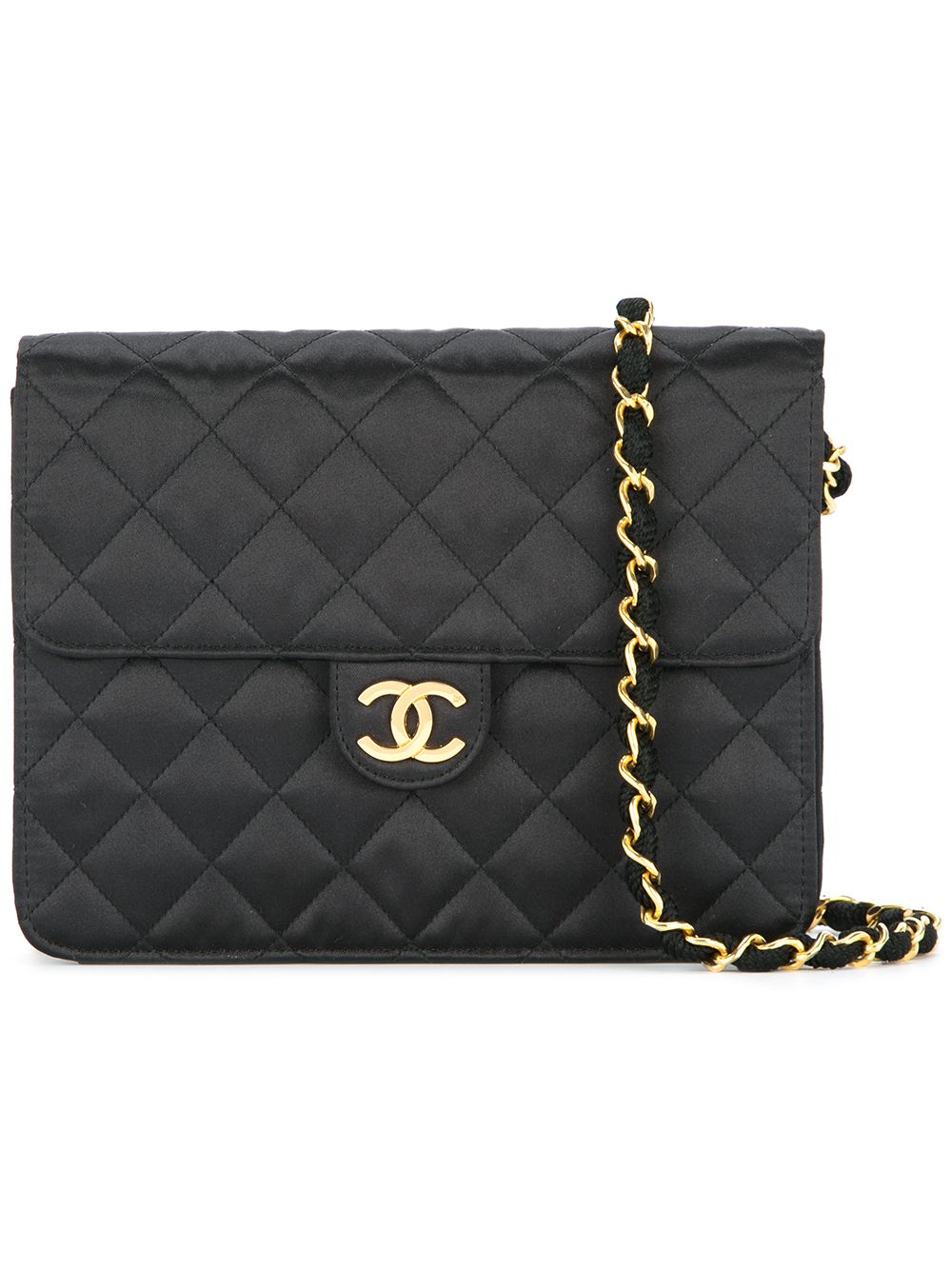 фото Chanel pre-owned стеганая сумка на плечо