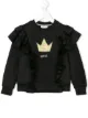 الصورة 1 من Fendi Kids سويت شيرت مزين بكرانيش وطبعة بجليتر