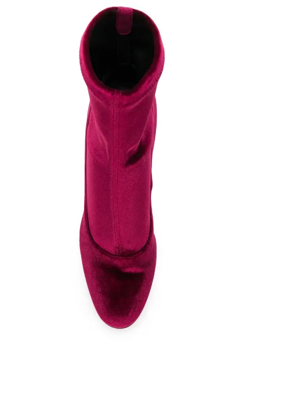 cerise pink ankle boots
