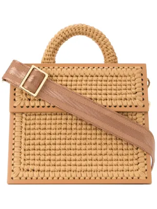 0711 Copa Large Woven Handbag Farfetch 0711 Copa Large Woven Handbag