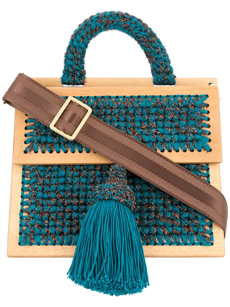 0711 Copa large woven handbag