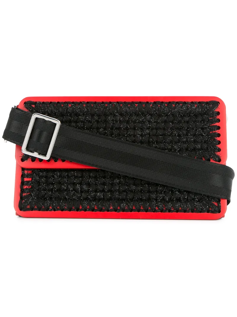 0711 St. Tropez woven clutch bag