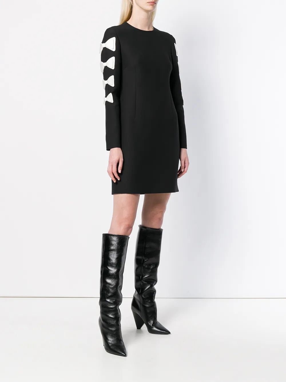 Valentino Garavani Mini-jurk met strik Zwart