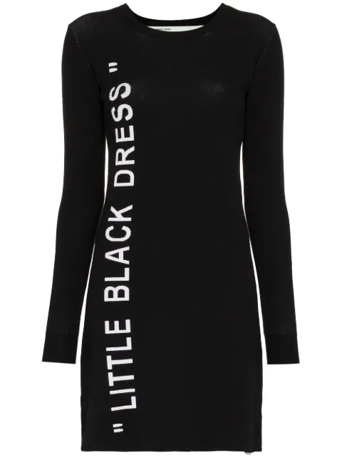 Off-White Slogan mini-dress