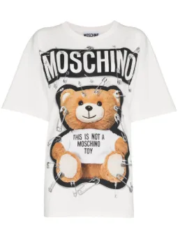 Camiseta com estampa de logo 'Teddy'