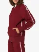 Moncler sweat zippé à détails rayés