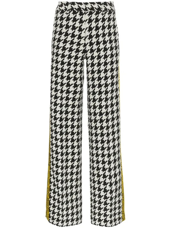 off white check pants
