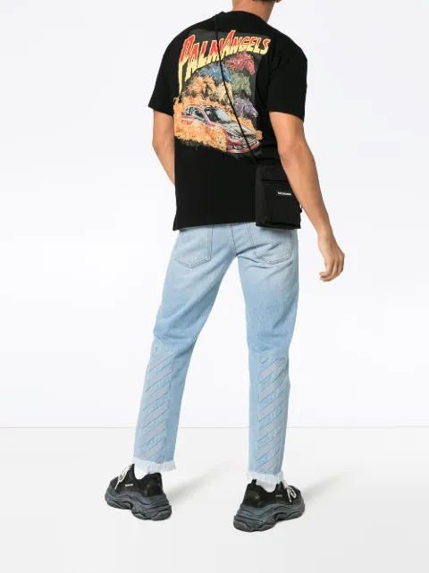 Palm angels car crash tee Clearance