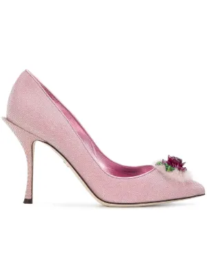 Dolce Gabbana Shoes Footwear For Women Farfetch Dolce Gabbana Lori Rose Lique Pumps