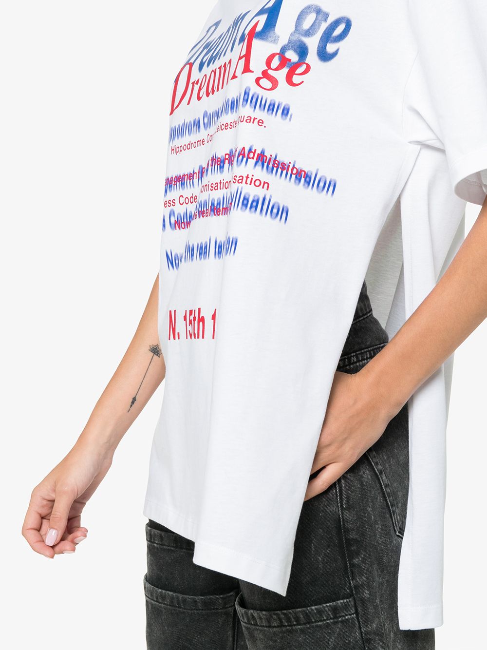 Martine Rose Dream Age Print Cotton T Shirt In White