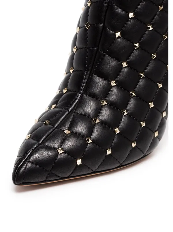 valentino rockstud spike boots