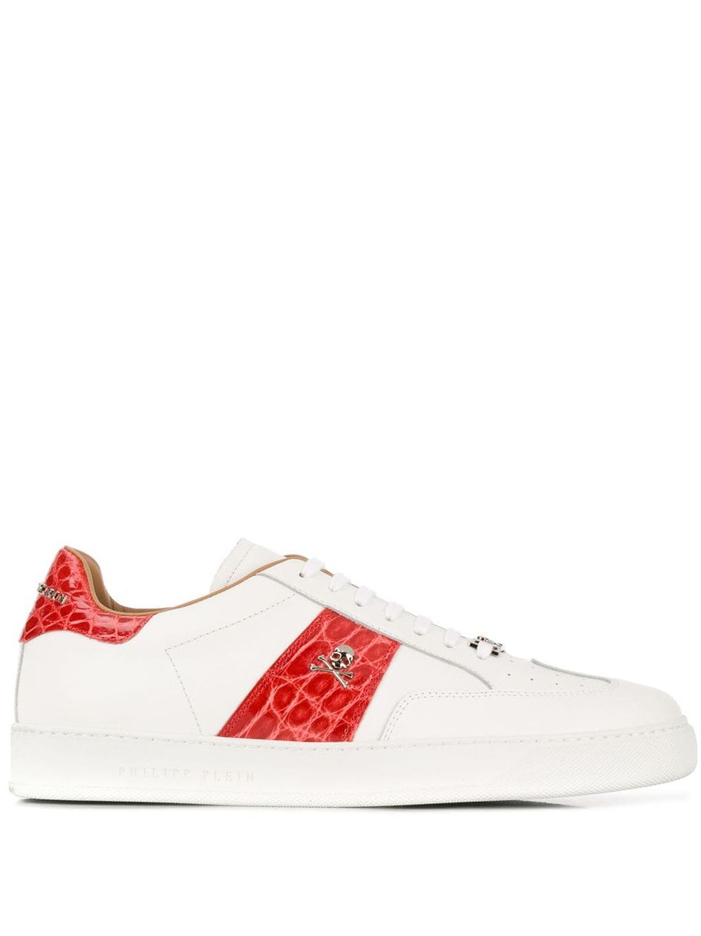 Philipp Plein Gregory Low Top Sneakers In White
