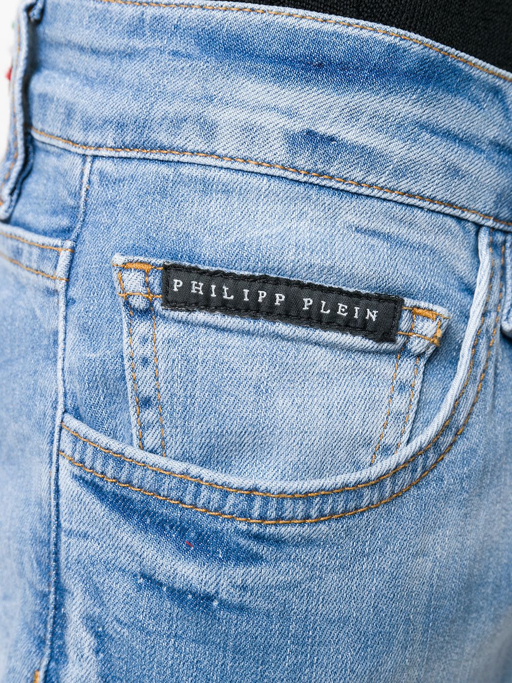 фото Philipp plein джинсы с вышитым логотипом