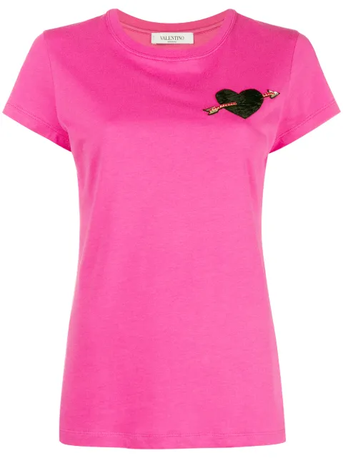 valentino heart t shirt