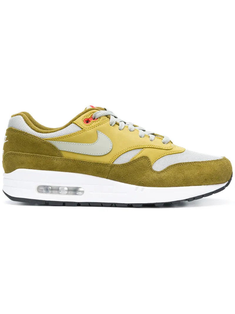 Nike Air Max 1 Premium Retro Sneaker In Green