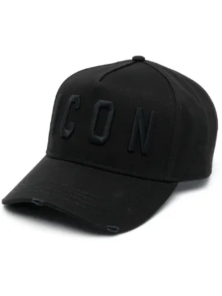 DSQUARED2 ICON ブラックキャップ　ディースクエアード✨希少✨ Dsquared2 ディースクエアード Icon キャップ - FARFETCH
