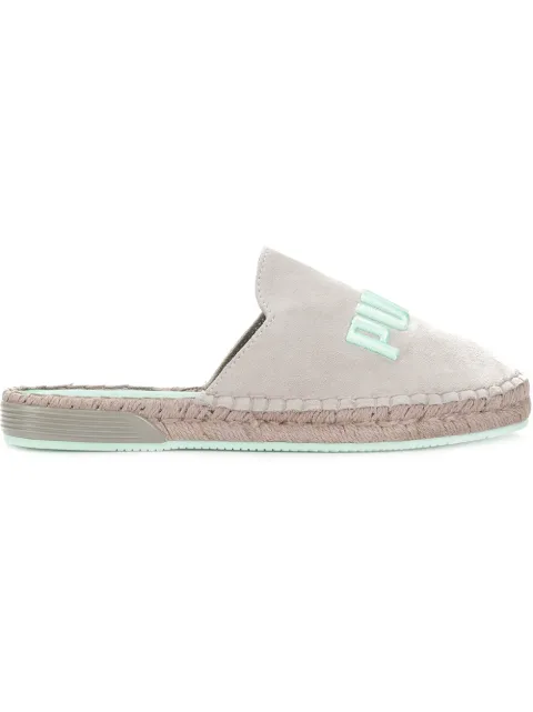 Fenty X Puma embroidered logo flat espadrilles