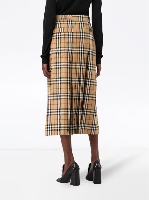 Burberry Vintage Check Wool Kilt