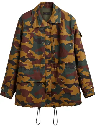 Burberry Chaqueta Con Estampado Militar - Farfetch