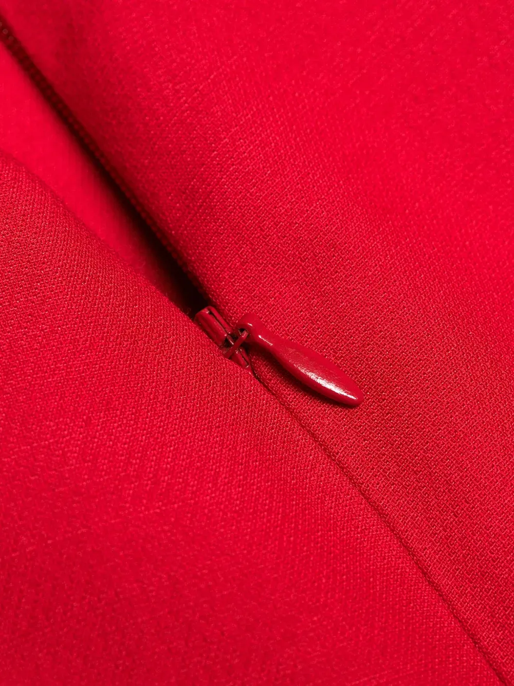 Valentino Garavani Mini-rok met ruches Rood