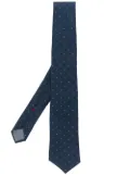 Brunello Cucinelli polka dot tie - Blue