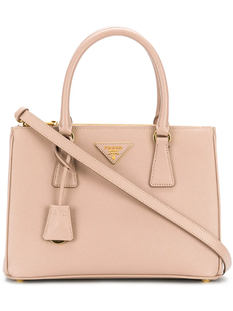 Prada Galleria Mini Tote Bag In Pink