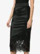 Dolce & Gabbana high waisted lace detail skirt