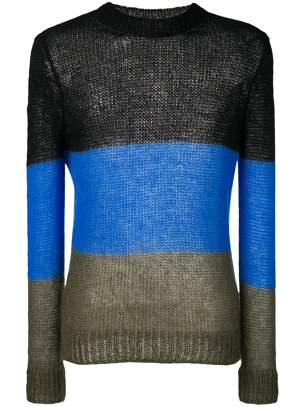 Walter Van Beirendonck Semi-transparenter Pullover | Schwarz | Image 1