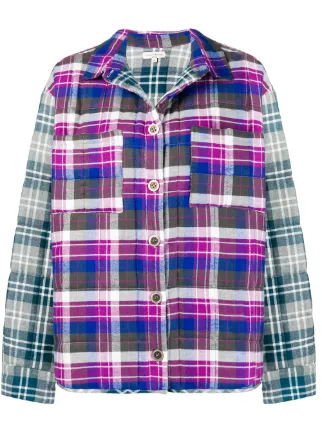 Natasha Zinko plaid shirt jacket $546 