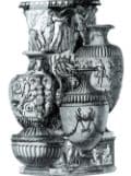 Fornasetti Urn umbrella stand - Grey