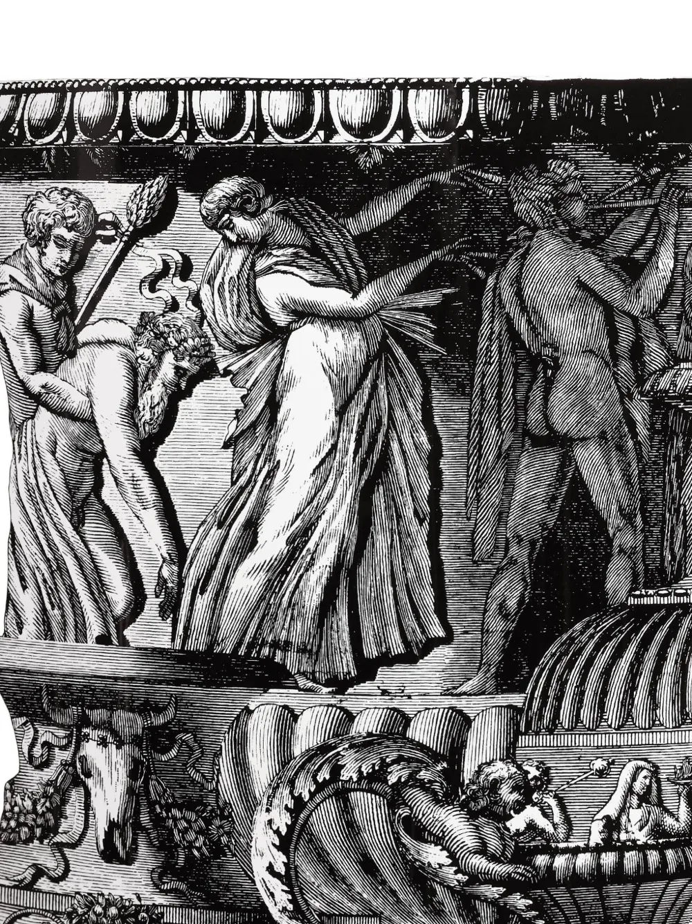 Fornasetti Trompe l'oeil Vasi Antichi umbrella stand | Furniture | Image 3