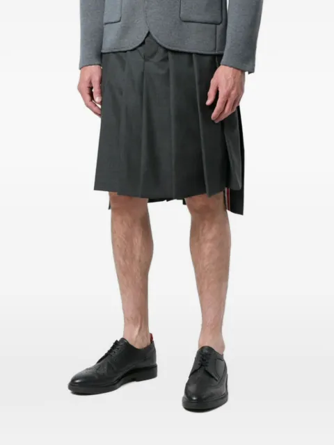 Thom Browne Classic-Rise Pleated Skirt