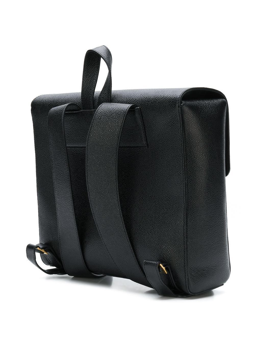 Shop Thom Browne Rwb Structured Backpack In Black