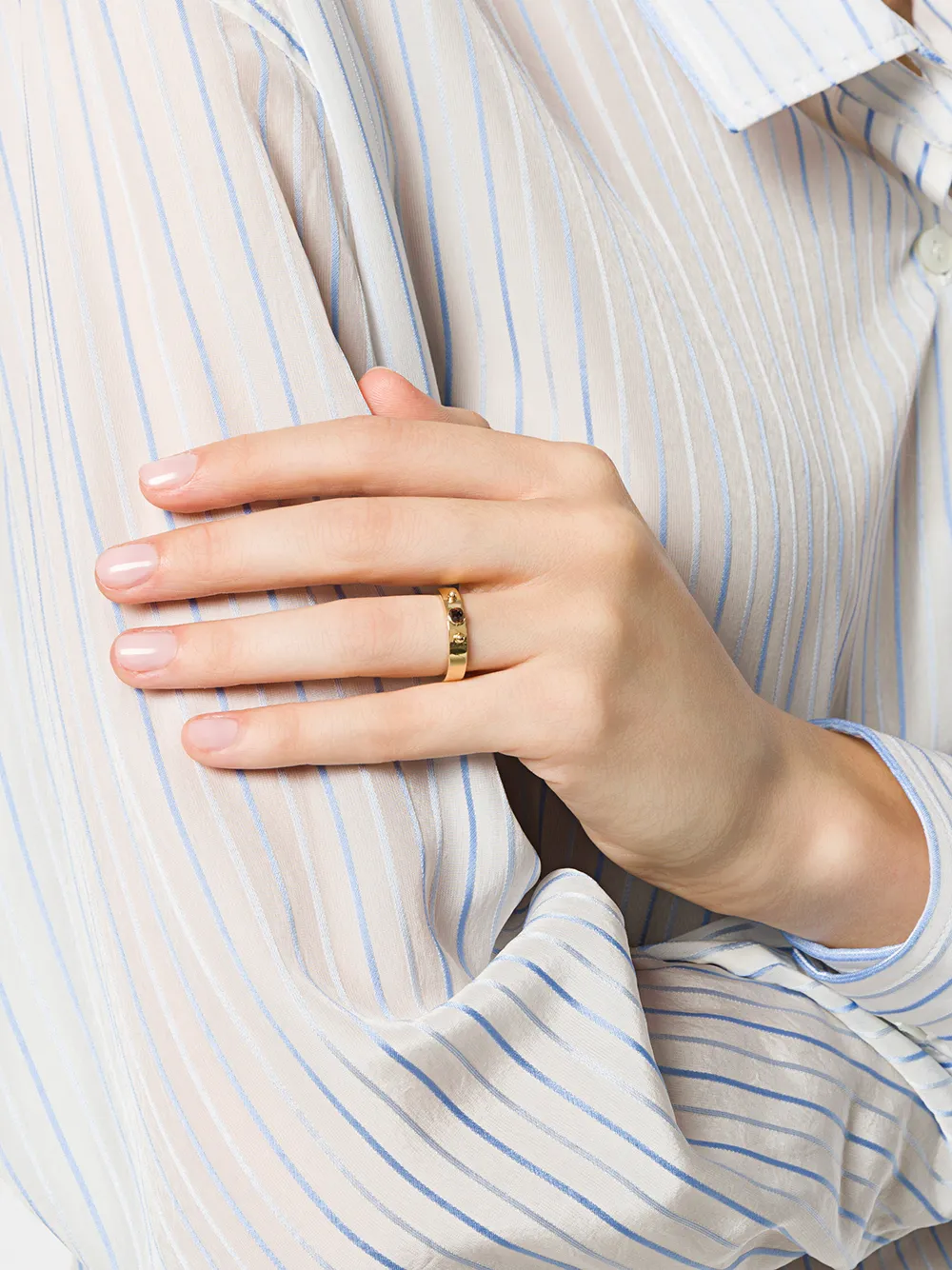 Dubini Punta di Diamante 18kt gouden ring - Metallic
