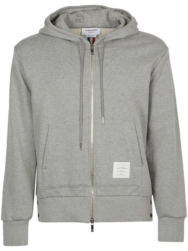 4-Bar striped hoodie | Thom Browne