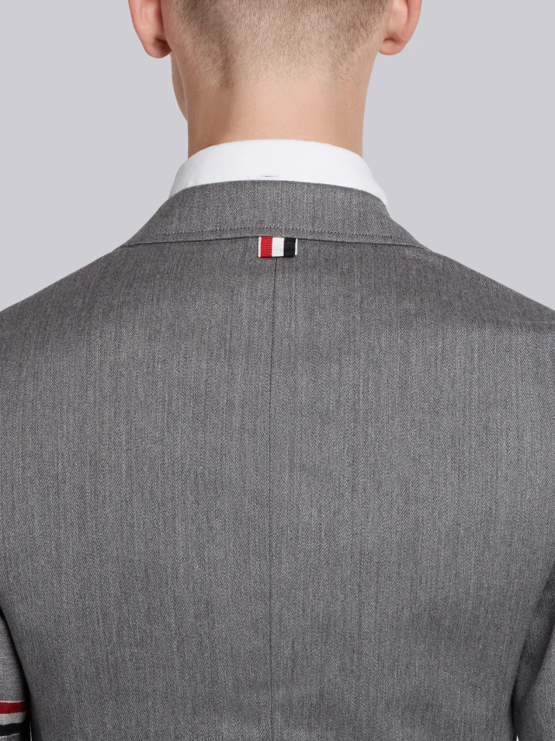 Rwb Stripe Patch Pocket Sport Coat Thom Browne Official