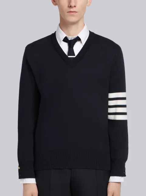 4-Bar Milano Stitch cardigan | Thom 