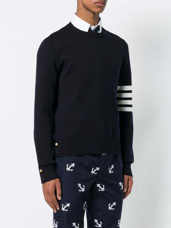 Thom Browne 4-Bar Milano Stitch Jumper - Farfetch