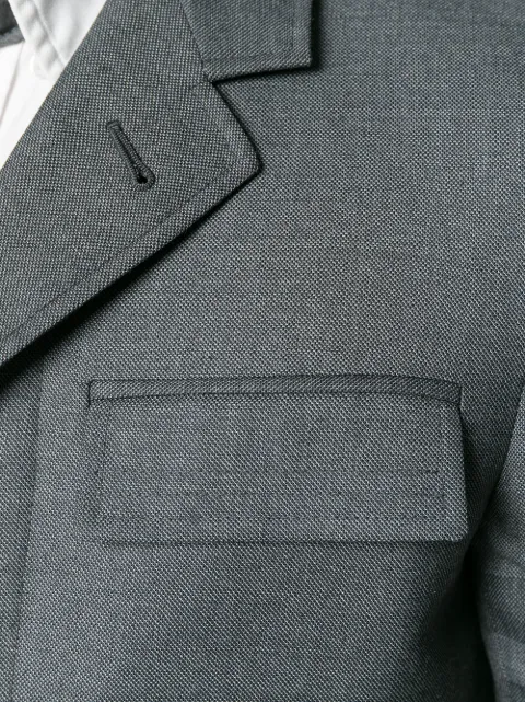 Thom Browne 4-Bar mid-length coat