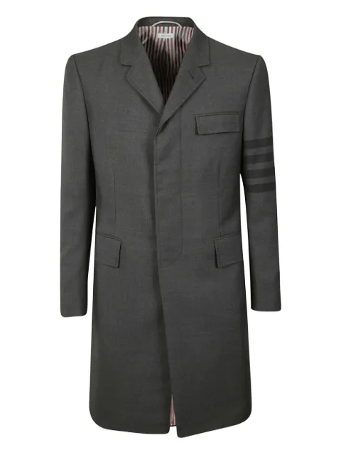 Thom Browne 4-Bar high-armhole Chesterfield coat