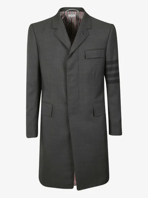Thom Browne 4-Bar mid-length coat