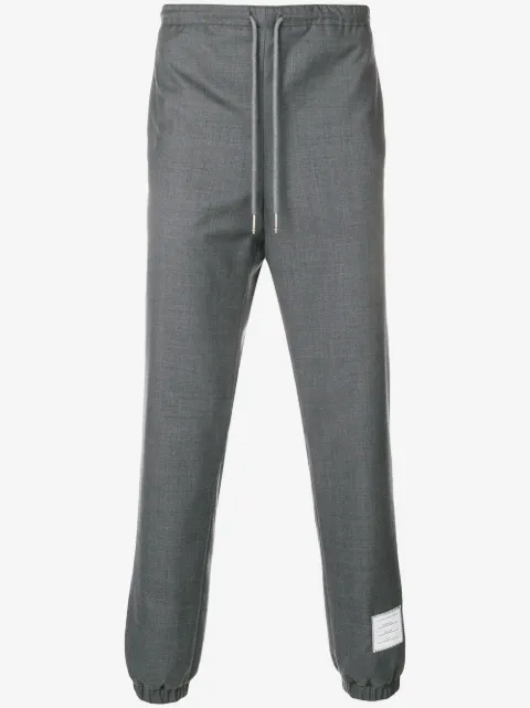 Thom Browne träningsbyxor med elastisk fåll