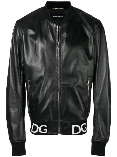 Dsquared2 Er Jackets Varsity Farfetch Dolce Gabbana Logo Stripe Er Jacket