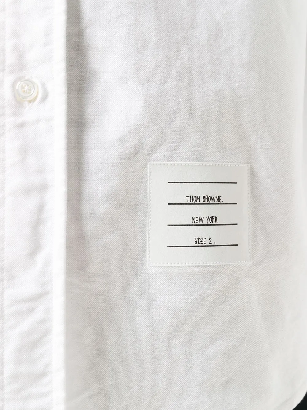 Thom Browne Camicia Oxford con bordo in grosgrain | Image 5