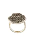 Rosa Maria pave diamond ring - Metallic