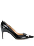 Sergio Rossi pointed bow pumps - Black