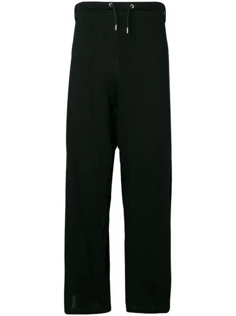 McQ Swallow stripe detail trousers