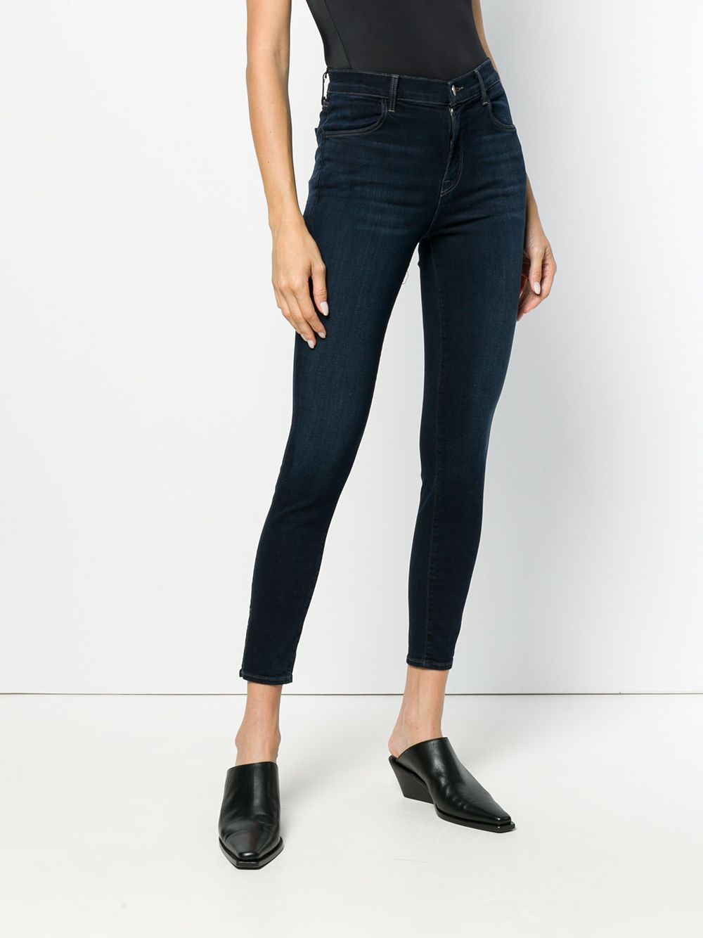 фото J Brand high-waisted skinny jeans